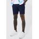 Mens Navy Stretch Skinny Fixed Waist Chino Short, Navy