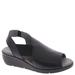 Fly London Nily - Womens Euro 39 US 8 - 8.5 Black Sandal Medium