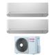 Dual split inverter air conditioner series seiya 10+10 with ras-2m14u2avg-e r-32 wi-fi optional