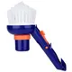 Petite brosse de nettoyage d'angle de piscine légère brosse de gIslande poils fins adaptée pour