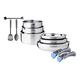 Batterie de cuisine ARTHUR MARTIN inox 10 pièces