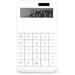 EooCoo Basic Standard Calculator 12 Digit Desktop Calculator with Large LCD Display for Office School Home & Business Use Modern Design - Pink
