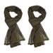 63 x20 Camouflage Netting Camo Scarf Camo Netting Veil Desert Mesh Scarves Green 2 Pack