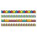 2PK TREND Terrific Trimmers Border Variety Set 2.25 x 39 Collage Assorted Colors/Designs 48/Set (T92908)