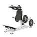 syedee Plate Loaded Hack Squat Machine with Band Pegs V Squat Machine with Adjustable Footboard Weight Capacity 1000lbs Calf Raise Machine for Home Gym