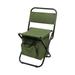 Taqqpue Outdoor Folding Chair With Cooler Bag Compact Fishing Stool Fishing Chair With Double Oxford Cloth Cooler Bag For Fishing/Beach/Camping/Family/Outing on Clearance