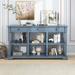 3-Drawer 2-Tier Entryway Console Table