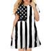 kpoplk 4th of July Dress Toddler Girl Fourth American Flag Outfit American USA Flag Kid Patriotic Clothes(4-5 Years)