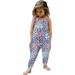 MELDVDIB Toddler Girls Kids Jumpsuit One Piece Floral Dinosaur Playsuit Strap Romper Summer Outfits Clothes on Clearance