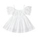 ZHAGHMIN Girls Dress Size 16 Wedding Princess dress Girl Baby Lace Dress Dress Beach White Girls Dress&Skirt Birthday Dresses for Girls 5 Years Old Modern Dresses for Girls Matching Dresses for S