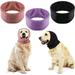3 Pieces Dog Ear Muffs Noise Protection Dog Ear Covers Dog Hearing Protection Wrap Dog Earmuff Dog Ear Protection Barking and Bathing Warm Winter Dog Ear Scarf for Pet(S)