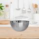 iH casadécor IH Casa Decor Stainless Steel Salad Bowl 9.50" - Set Of 2 Stainless Steel in Gray | 3.5 H x 3 W x 3 D in | Wayfair NOV-5106-S(2)