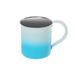 iH casadécor IH Casa Decor Stainless Steel Ombre Mug Pink - Set Of 2 Stainless Steel in Blue | 5 H x 3.5 W in | Wayfair NOV-5110BL(2)