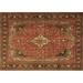 Ahgly Company Indoor Rectangle Persian Brown Traditional Area Rugs 2 x 4