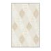 White/Yellow Rectangle 2'7" x 4'11" Area Rug - East Urban Home Juli Animal Print Machine Made Area Rug in Light Yellow/White | Wayfair