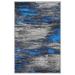 Blue/Gray 39 x 24 x 0.31 in Area Rug - East Urban Home Calabasas Machine Woven Rectangle 2' x 3'3" Area Rug in | 39 H x 24 W x 0.31 D in | Wayfair