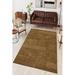 White 71 x 47 x 0.16 in Area Rug - East Urban Home Rectangle Chere Solid Color Machine Braided Area Rug in Brown | 71 H x 47 W x 0.16 D in | Wayfair