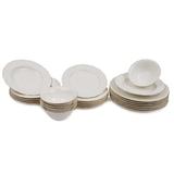 East Urban Home Adleigh 24 Piece Dinnerware Set, Service for 6 Porcelain/Ceramic in White | Wayfair F38186016E0140AEAA64530718D1AFD7