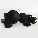 East Urban Home Fathema 20 Piece Dinnerware Set, Service for 4 Ceramic/Earthenware/Stoneware in Black | Wayfair 0F2D6C023B6D4FEBBFBCFA9E4B7476A5
