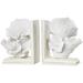 Dovecove Textured Coral Bookends Stone, Rubber in Brown/Gray/White | 6.8 H x 5.65 W x 3.7 D in | Wayfair 3A09E91604AE4B6FAFC15FED3DE6898A