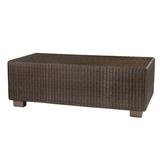 Woodard Montecito Wicker/Rattan Coffee Table in Gray | 16 H x 42 W x 24 D in | Outdoor Furniture | Wayfair S511213-72