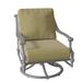 Woodard Delphi Outdoor Rocking Chair in Gray/Brown | 33.5 H x 27.25 W x 31 D in | Wayfair 850677-72-05Y