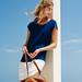 Madewell Dresses | Madewell Layout Tunic Dress Colorblock Blue White Small | Color: Blue/White | Size: S