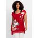 T-Shirt SHEEGO BY JOE BROWNS "Große Größen" Gr. 48/50, rot (rot bedruckt) Damen Shirts Jersey