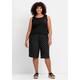 Bermudas SHEEGO "Große Größen" Gr. 40, Normalgrößen, schwarz (schwarz gepunktet) Damen Hosen Kurze