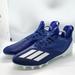 Adidas Shoes | Adidas Adizero Scorch Football Cleats Navy Blue/White Fx4250 Men's Size 15 New | Color: Blue/White | Size: 15