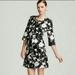 Kate Spade Dresses | Kate Spade X Florence Broadhurst - Dorothy Silk Shift Dress | Color: Black/White | Size: 0