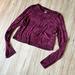 American Eagle Outfitters Tops | American Eagle Soft & Sexy Rib Tie Dye Crop Top | Color: Purple | Size: Xl