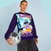 Disney Tops | Disney Darkwing Duck Sweater Sweatshirt Nwt Pullover Size Small Purple | Color: Purple | Size: S