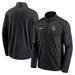 Men's Nike Black Colorado Rockies Agility Pacer Lightweight Performance Half-Zip Top