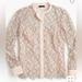 J. Crew Tops | J.Crew Women’s Button Up Lace Top | Color: Black/Pink | Size: 0