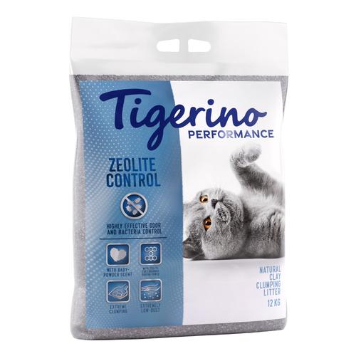 2x 12 kg Tigerino Performance Zeolite Control Katzenstreu – Babypuderduft