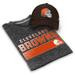 Men's Fanatics Branded Heathered Gray/Brown Cleveland Browns T-Shirt & Adjustable Hat Set