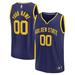 Men's Fanatics Branded Navy Golden State Warriors Fast Break Replica Custom Jersey - Statement Edition