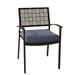 Woodard New Century Stacking Patio Dining Armchair Metal | 33.75 H x 22.5 W x 23.75 D in | Wayfair 930017ST-48-24T