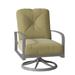 Woodard Fremont Outdoor Rocking Metal Chair in Gray/Brown | 35.5 H x 28.25 W x 35.75 D in | Wayfair 9U0477-72-79Y