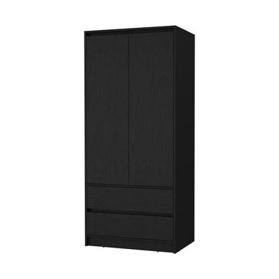 Avra 2 Drawers Armoire, 2-Door, Hanging Rod - FM Furniture FM8961CLW