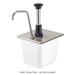 Server 83420 Condiment Syrup Pump Only w/ 1 oz/Stroke Capacity, Stainless, Stainless Steel