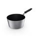 Vollrath 692385 8 1/2 qt Wear-Ever Non-Stick Aluminum Saucepan w/ Hollow Silicone Handle, SteelCoat x3, Black Silicone Handle