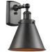 Ballston Urban Appalachian 10.5" High Bronze Sconce w/ Bronze Shade