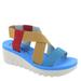 Fly London Yaby - Womens Euro 38 US 7 - 7.5 Multi Sandal Medium