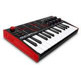 Akai Professional MPK mini mk3 â€“ 25 key USB MIDI keyboard controller Eight velocity-enabled backlit pads / eight rotary encoder knobs music production software included