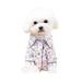 BT Bear Dog Pajamas Dog Two-Legged Sleepwear Loungewear Pet Shirts PJS for Cats Small Medium Dogs Floral M