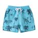 Toddler Boys Summer Cotton Shorts with Pockets Kids Casual Drawstring Adjust Active Jogger Pants Bike Shorts Clothes 2-7T