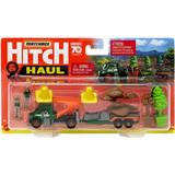 Matchbox Hitch & Haul Tree Lugger / MBX Utility Flatbed Trailer Diecast Vehicle