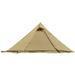 Gecheer 10.5 x 5.2 Camping Tent with Jack Outdoor Teepee Tent for Family Camping Backpacking Hiking